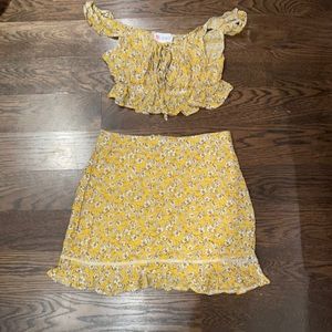L’Atiste matching summer skirt and top, never worn!